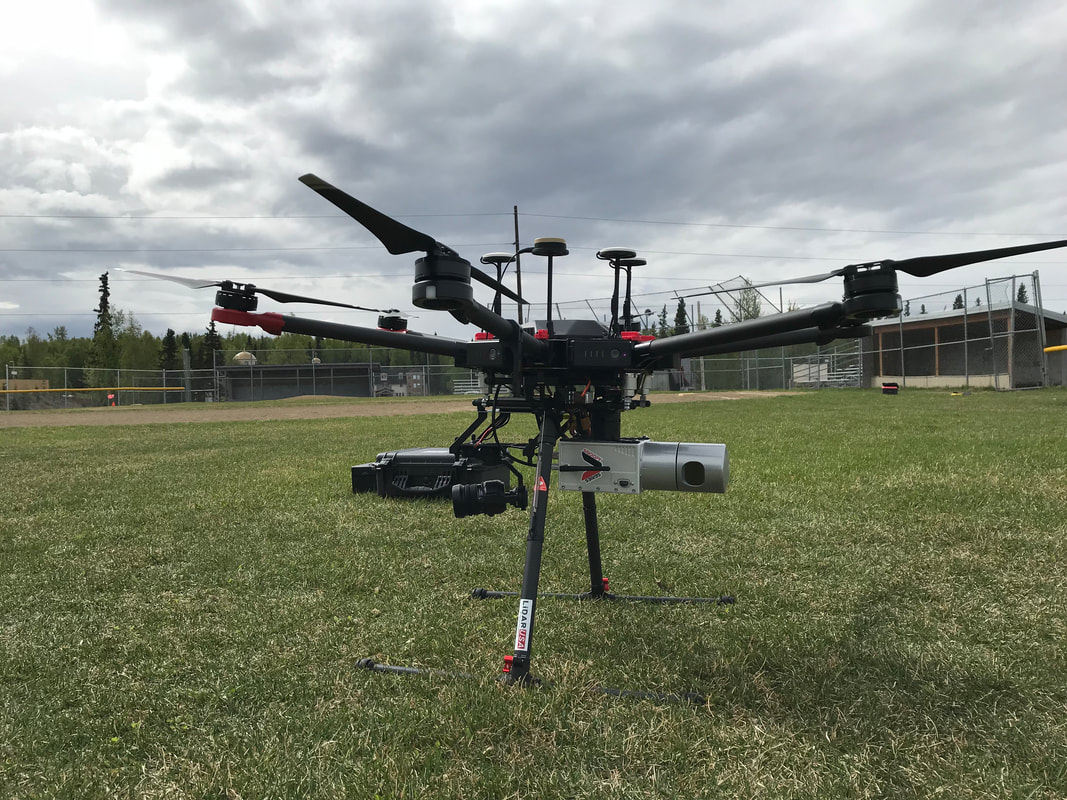 İHA-ya qoşulan LiDARUSA 3D lazer skanneri